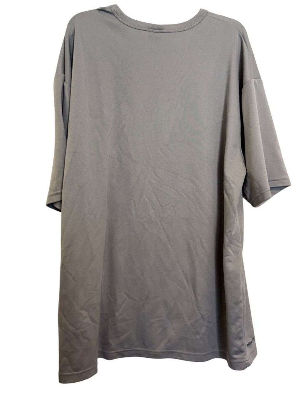 Nike Team Duke Blue Devils Gray T-Shirt XL NikeFIT Polyester Mens - Picture 2 of 7